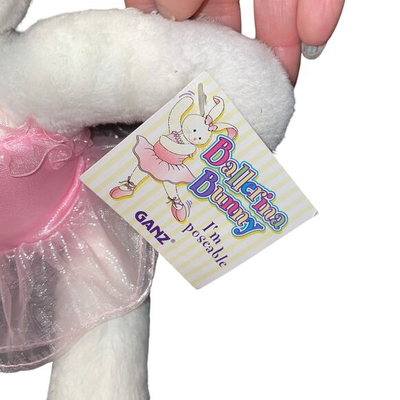 Ganz 16" Plush Bunny Rabbit Ballerina Tutu Stuffed Animal Nursery Shower Gift - Picture 4 of 11